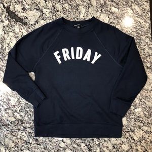 J.Crew Factory Embroidered Friday Sweatshirt